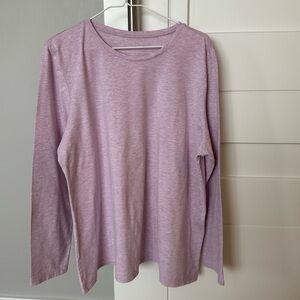 J. Jill Women’s XL Purple Pima Cotton Spandex Long Sleeve Tee Shirt Top